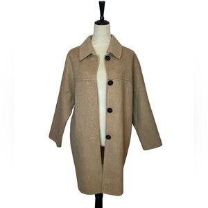 Popchrio Wool  Tan Coat